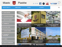 Tablet Screenshot of piastow.pl